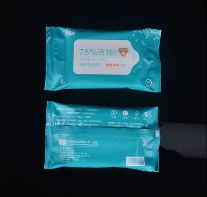 75% 살균성이 있는 방부성 술 습식은 성인을 위한 비 우븐을 닦습니다