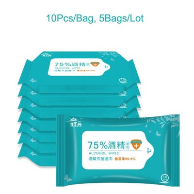 소독 세정을 위한 세대 성인들 75% 술 습식 와이퍼지